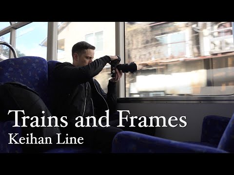 Trains And Frames Traveling On The Keihan Line 