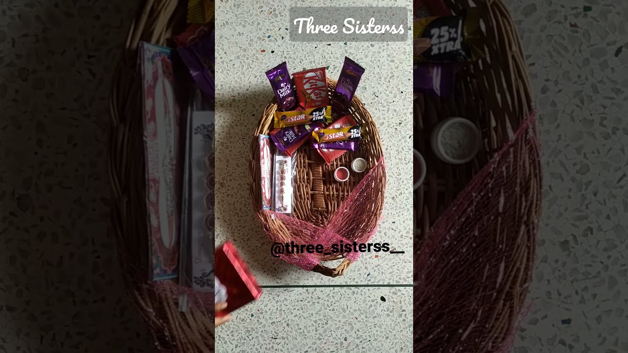 Basket Decoration For Rakhi Shorts