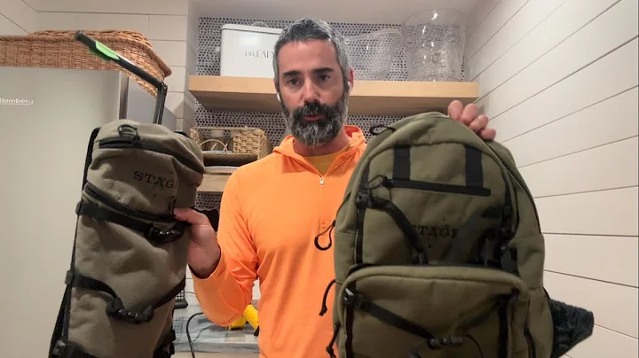 STAGR Hawken Pack Doyle View Filming Frame setup.  Over the shoulder view hunting Tracking 200