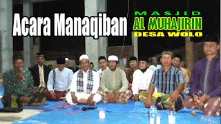 Acara Manaqiban di Masjid Al Muhajirin Desa Wolo