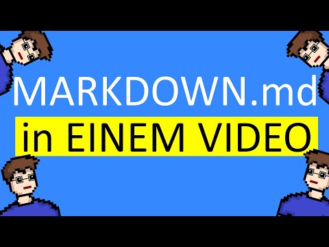 Die GRUNDLAGEN von MARKDOWN in EINEM VIDEO und wie man mit PYTHON MARKDOWN in HTML konvertieren kann