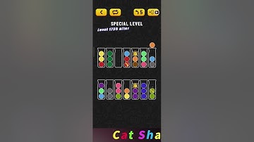 Ball Sort Puzzle Special Level after Level 1735 / Lock Ball and Key Ball and Question Mark Ball