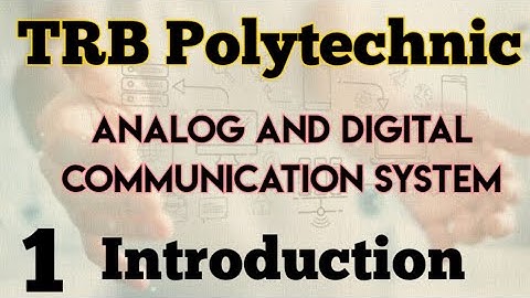 Analog and digital communication/trb polytechnic/trb polytechnic ece preparation/trb ece/trb
