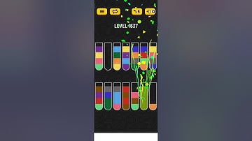 water sort puzzle - level 1637