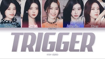 [БЕЗ ЗВУКА] ITZY – TRIGGER (КИРИЛЛИЗАЦИЯ/ПЕРЕВОД НА РУССКИЙ Color Coded Lyrics)