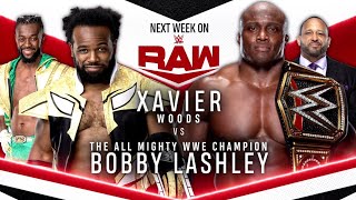 'The All Mighty WWE Champion' Bobby Lashley vs Xavier Woods (Full Match Part 2/2)