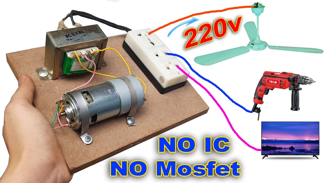 construct a 220 volt generator(how to build a dc motor free energy  generator)