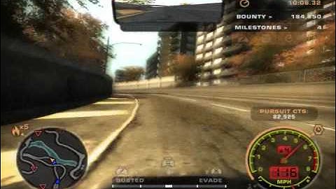 NFSMW Stock Cobalt SS 5x Out Run attempt vid part 1