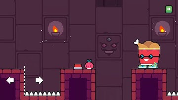 Dadish 2 World 4 FANTOMO TEMPLE Level 40 Gameplay