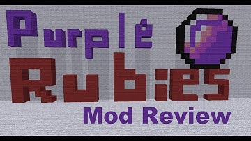 Minecraft 1.4.5: Purple Ruby Mod Review