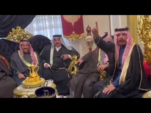 اهداء الشيخ خالد العموش من دوله الأردن ابنته عروس لولد الشيخ خالد مهدي سكر الحسيناوي من دوله العراق