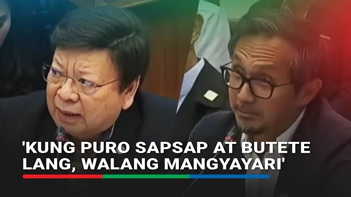 Marcoleta ginisa si Dizon sa pagtunton ng 'malalaking isda, hindi butete at sapsap' | ABS-CBN News