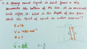 TN 10th SCIENCE PHYSICS |Unit 5 ACOUSTICS Numerical problems part-7 | Qn.7 | sums in tamil |2020
