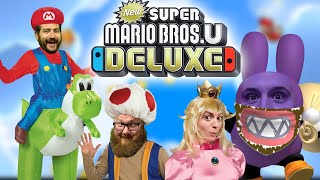 Down The Nabbit Hole - New Super Mario Bros U Deluxe Gameplay