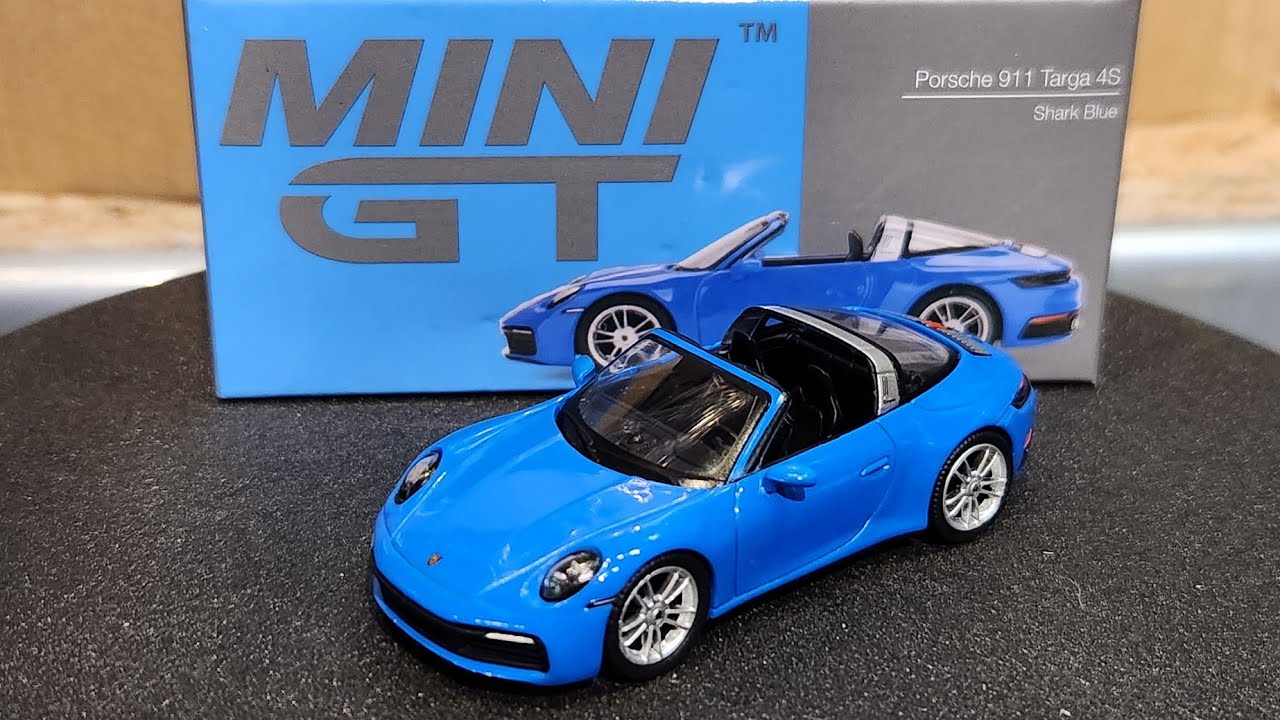 MINI GT 1/64 Porsche 911 Targa 4S Shark Blue MGT00471 - YouTube
