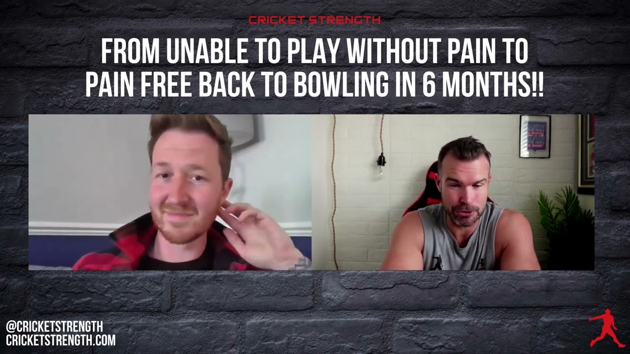 From unable to bowl to pain free because of back injury to fast bowling