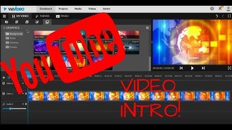 How To Make a Youtube Video Intro (WeVideo)