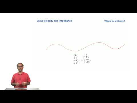 Wave equation : impedance and velocities