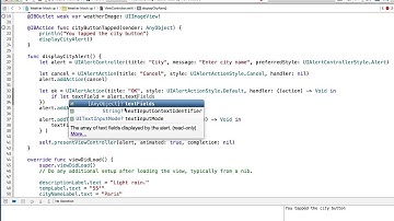 4   Xcode UIAlertController OK Handler