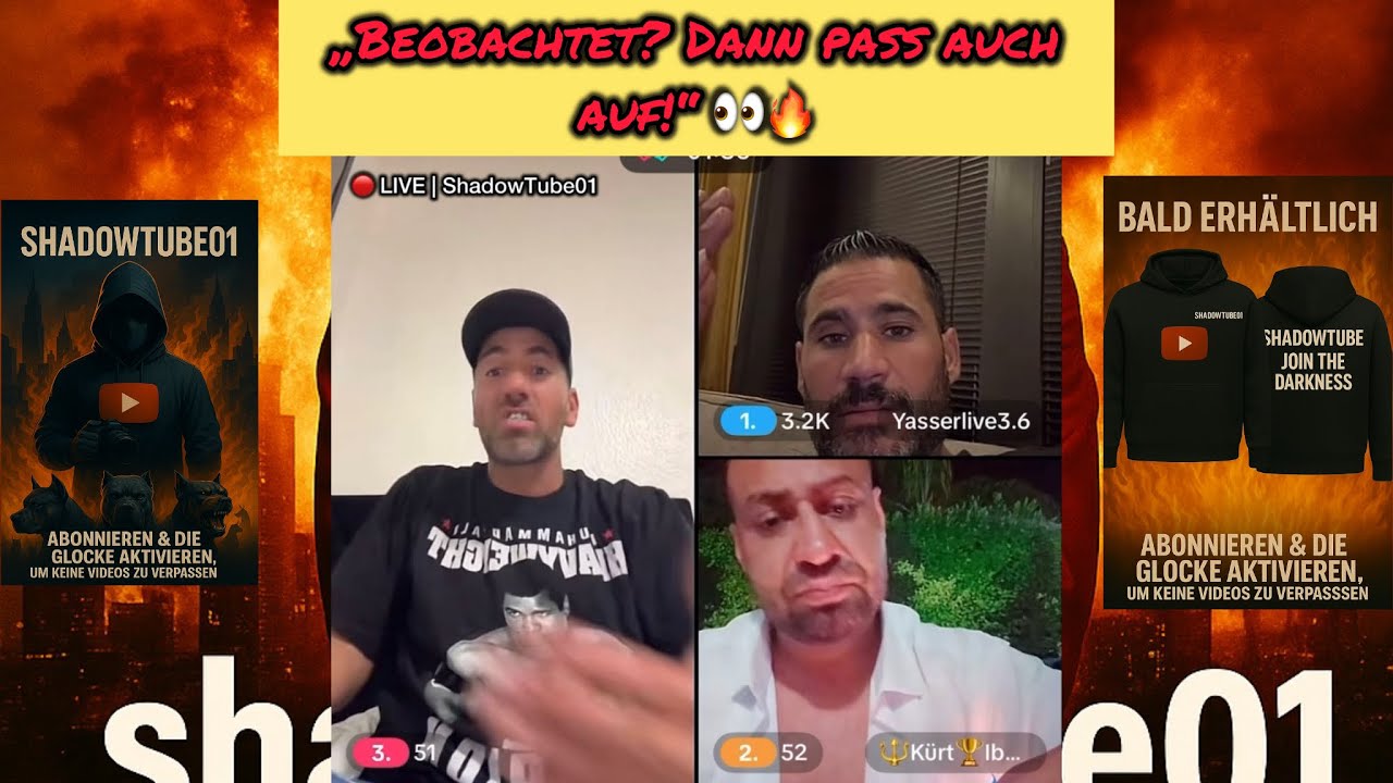 Yasser Abou Chaker über Abdelhamid: „Wenn du beobachtet wirst, passt du doch erst recht auf!“ 👀🔥 