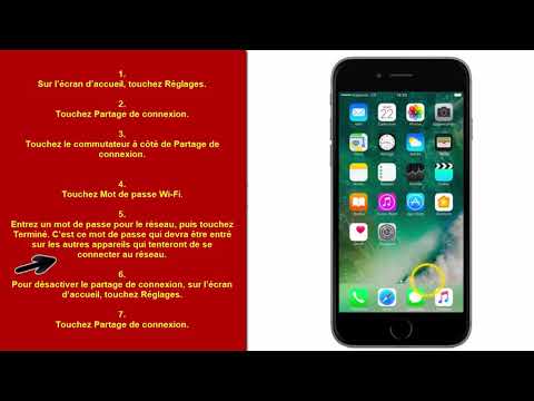 comment faire un partage de connexion sur iphone 6 7 5s 5c