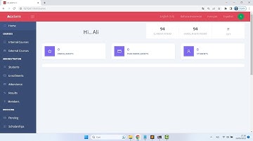 Aplikasi Managemen Kursus Menggunakan Laravel Interface Multi Bahasa