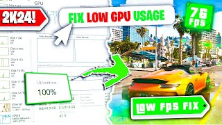 🔧How To Fix Low GPU Usage While Gaming & Boost FPS - 2024 ( Fix GPU Utilization ) by Fierce Rex 17,406 views 4 months ago 6 minutes, 47 seconds