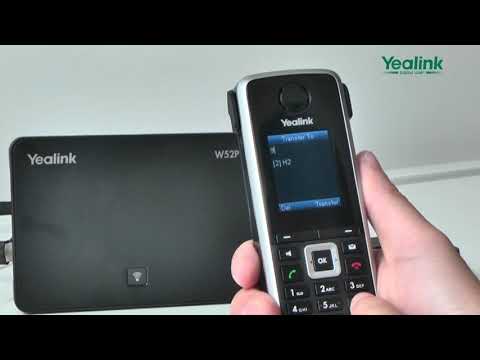 W52P DECT IP Phone - Call Transfer