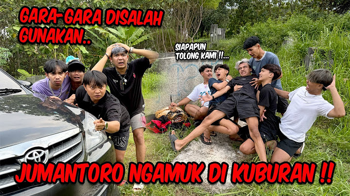 Don't imitate the behavior of Kusumawara's children!! NO WONDER JUMANTORO IS SO ANGRY