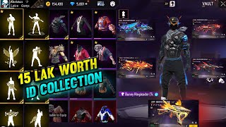 🙆15 Years Old Boy 15 Laks Worth Id Collection🫡11 Evo Guns Full Max | Free Fire India
