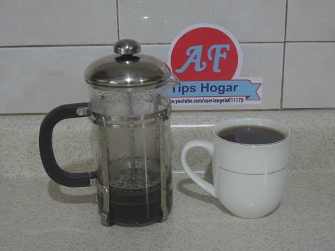 Video: Cómo Usar Una Cafetera French Press