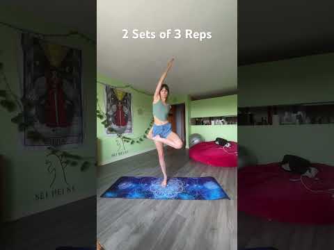 Standing Big Toe Hold to One Legged Chair Pose - Left Side