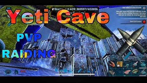 Ark Mobile - Wipe Hard Yeti Cave/PvP [Episode 6)