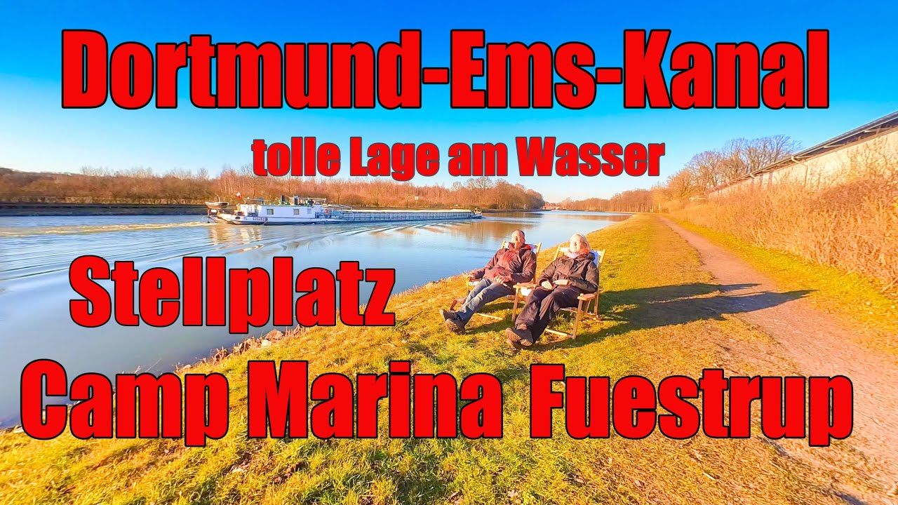 Wohnmobil-Stellplatz Camp Marina Fuestrup, Dortmund-Ems-Kanal, Münsterland, Reisebericht, Münster