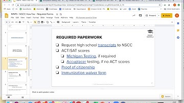 MNPS to NSCC: Required Paperwork