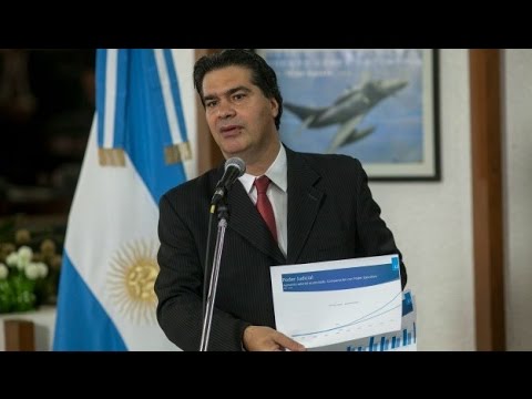 21 de NOV. Jorge Capitanich denunció estrategias del Poder Judicial contra el Gobierno.