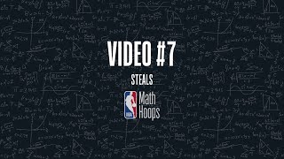 NBA Math Hoops Tutorial Video #7 - Steals