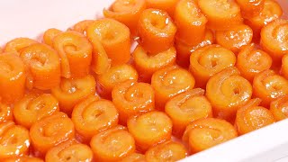 오렌지 껍질 버리지 마세요. 쫀득쫀득 오렌지 껍질 젤리 만들기 Orange Peel Jelly Recipe