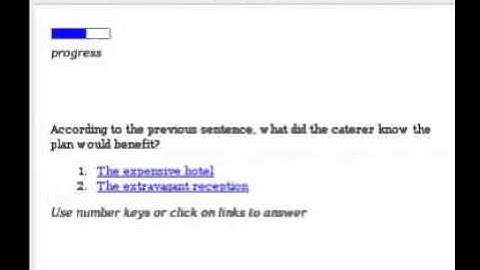 Self paced reading demonstration