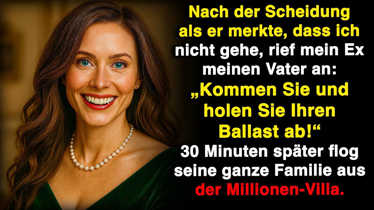 Nach der Scheidung rief mein Ex meinen Vater an und schrie: „Holen Sie Ihre Last ab!“