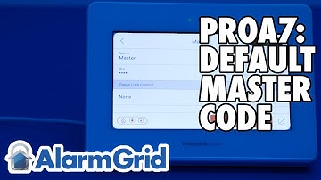 Resideo PROA7: Default Master Code