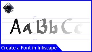 How to Create a Font in Inkscape