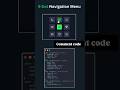 9 dot navigation menu || HTML5 CSS JavaScript #coding #frontendcourse #webdesign #html #css #shorts