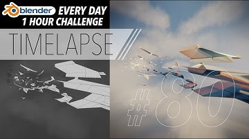 Using Boid Particles to Make a Flock of Paper Airplanes - Blender Every Day #80