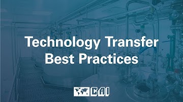 Technology Transfer Best Practices