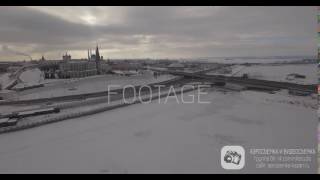 #7 Кремль зима (крупный, солнечно) - Footage Аэросъемка Казань
