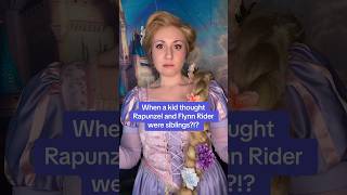 A kid thought Rapunzel and Flynn were siblings…. #tangled #rapunzel #shorts #flynnrider