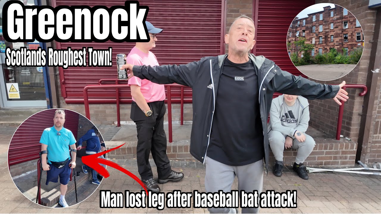 GREENOCK - The Crack Shack, Watch Your Wallet In Scotlands Most Deprived & Depressing Area!!