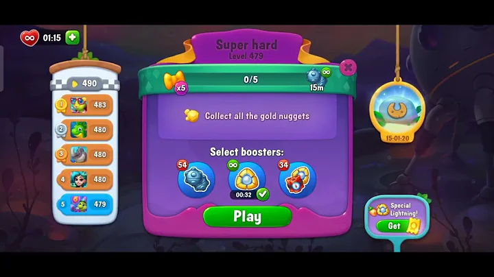 Fishdom Level 479 || Super Hard Level || get reward booster || get life unlimited