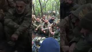 Дагестанцы на СВО читают зикр на Украине